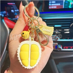 Брелок большой силиконовый с карабином и колокольчиком ДУРИАН br_durian, br_durian