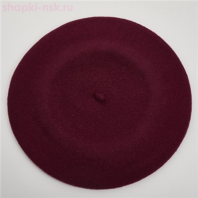 Берет фетр без отделки 11 Берет женский (56-58)