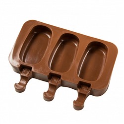 Форма силиконовая "Эскимо" 19*15 см, 3 ячейки