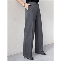 Прямые брюки из джерси на резинке сзади