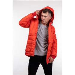 Парка зимняя "Бейзик" красный