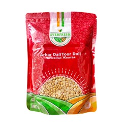 ARHAR DAL Toor Dal, Everfresh (ЧЕЧЕВИЦА ЖЁЛТАЯ, Эверфреш), 500 г.