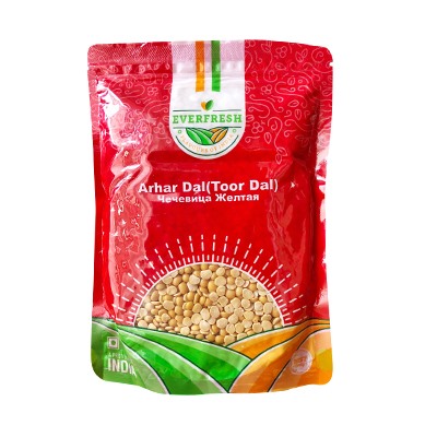 ARHAR DAL Toor Dal, Everfresh (ЧЕЧЕВИЦА ЖЁЛТАЯ, Эверфреш), 500 г.