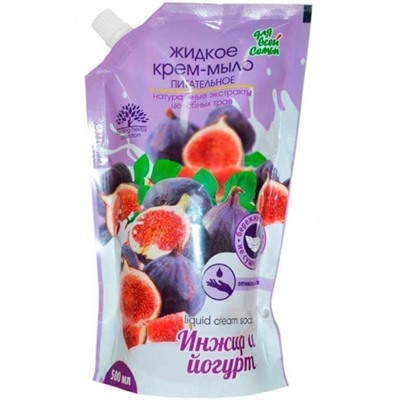 Жидкое мыло 0,5л Инжир и йогрут ДОЙ-ПАК Для всей семьи