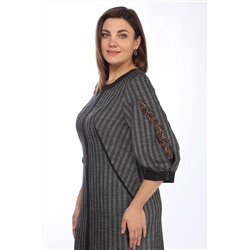 Lady Style Classic 1726/1 серый_с_черным, Платье