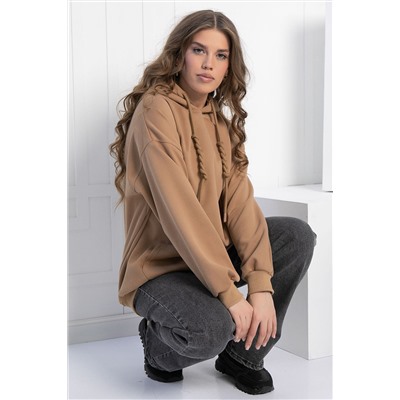 Худи Выше неба (коричневое) Б12919-4М