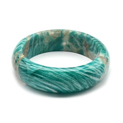 Браслет кольцо из Амазонита