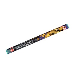 Hem Incense Sticks ATTRACTS MONEY (Благовония ПРИВЛЕКАЮЩИЕ ДЕНЬГИ, Хем), уп. 8 палочек.
