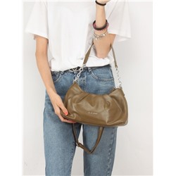 Сумка женская искусственная кожа DJ-6818-2-OLIVE GREEN,  1 отдел+плеч/рем,  олива SALE 248369