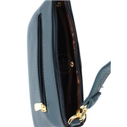 Сумка женская искусственная кожа YDR-2424,  1отд+карм/пер,  плечевой ремень,  синий 257536