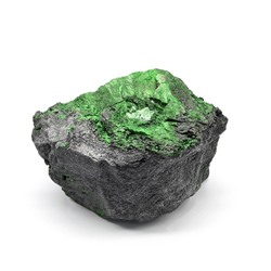 Самородный уваровит 1 сорт 89*64*51мм 525г
