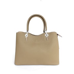 Сумка женская натуральная кожа GU 2066-M 208,  3отд,  плечевой ремень,  темный бежевый 256884