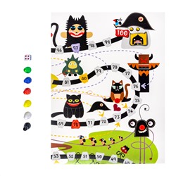 Настольная игра ходилка «Приключения монстрика» (европодвес)