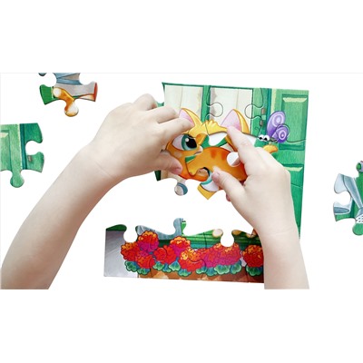 Пазл First Puzzle «Котик» 16 элементов