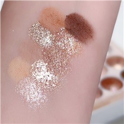 Палетка теней Dikalu 9 цветов запеченые + матовые №03