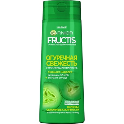FRUCTIS 250ml Шампунь огуречная свежесть Garnier