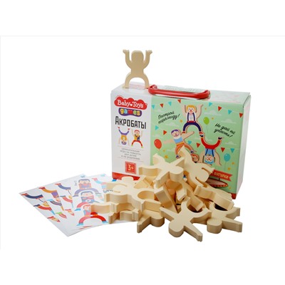 Настольная игра «Акробаты» серия Baby Toys Games 24 фигурки