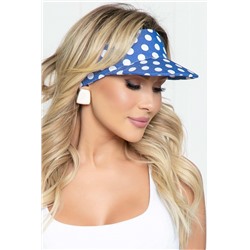 Козырек хлопковый (блю/горох) КЗ22
