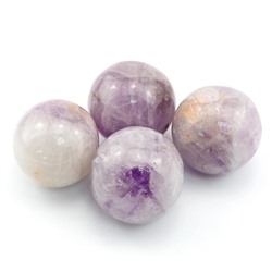 Шар из аметиста, диаметр 52-54мм, 210гр, сорт 2