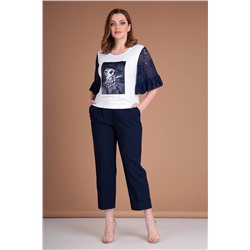 Liona Style 785 темно-синий, Брюки,  Блуза