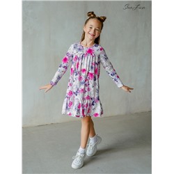 Платье Саванна розы фуксия ФС