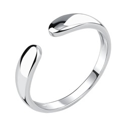 Кольцо из серебра без вставки, Л-10077