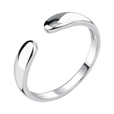 Кольцо из серебра без вставки, Л-10077