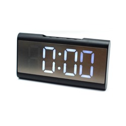 Настольные часы 6098-6 белые цифры
