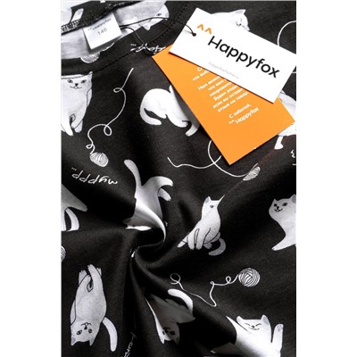 Туника оверсайз для девочки Happyfox