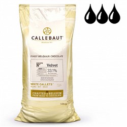 Шоколад Callebaut Velvet (Вельвет) Белый 32%, (мешок 10 кг) (W3-595) Годен до 01.11.2024
