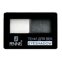Тени д/век 2цв. FL-2087  т.01 белые+черные Fennel