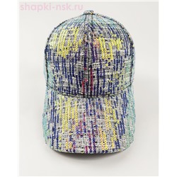 71B-пайетка лен Бейсболка женская (56-58)