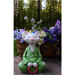 Фигурка Кот Кол Ба Сан (белый)  H32 Ф319бел