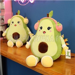 Мягкая игрушка Авокадо в наушниках 55 см (ВЫБОР ЦВЕТА) 90918-3, 90918-3_yellow, 90918-3_pink