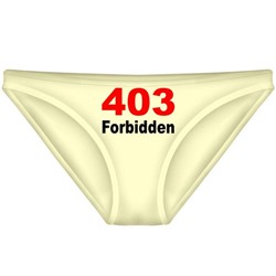 Трусы женские "Forbidden"