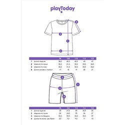 Комплект (Футболка+Шорты) PLAYTODAY #1037673