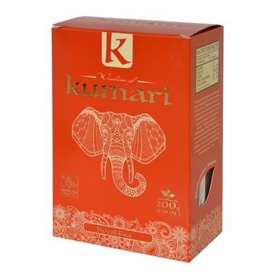 Nepal ROYAL TEA Black Tea, Kumari (Непальский крупнолистовой байховый Чёрный чай РОЯЛ, Кумари), 200 г.