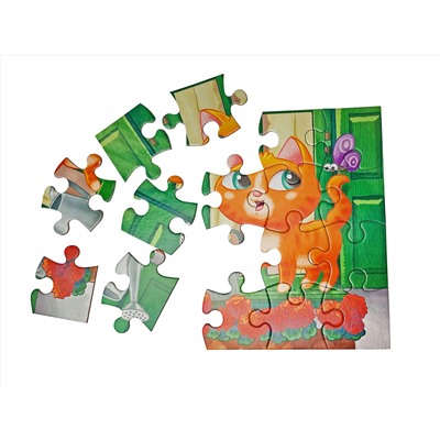 Пазл First Puzzle «Котик» 16 элементов