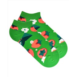 Короткие носки р. 37-44 "Summer" Клубничка