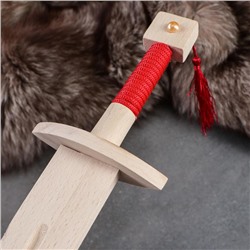 Сувенирное оружие "Меч рыцаря", деревянное, 46 см, массив бука