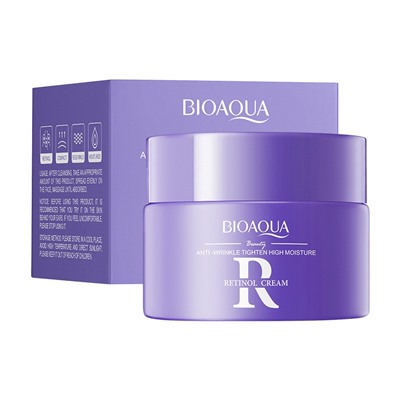 Крем для лица антивозрастной с ретинолом и гиалуроновой кислотой BIOAQUA, 60 гр.