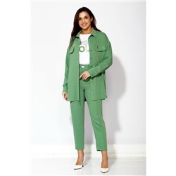TAiER 1179 зеленый, Брюки,  Рубашка,  Футболка