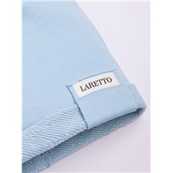 Шапка детская, нашивка LARETTO, голубой