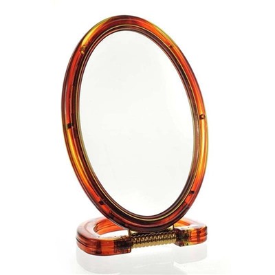 Зеркало настольное двухстор.овальное в пласт.оправе Chic de Mirror 21*15см  430-8