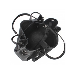 Сумка женская иск/кожа+нат/замша JRP-298-2,  1отд+вкладышь,  черный 224814