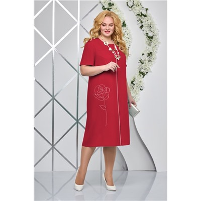 Ninele 7354 красный, Платье