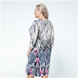 Платье, трикотаж, синий