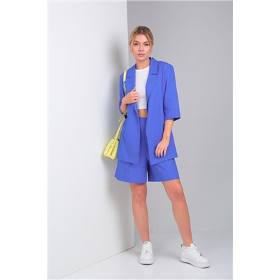 Andrea Fashion 6 василек, Жакет,  Шорты