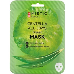 MISTIC CENTELLA Маска тканевая с экстр.центеллы азиатской 24мл