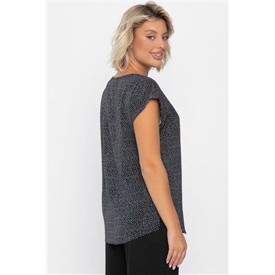 Блуза Милена (черная) Б14303-8М